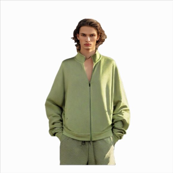 Ted Baker London Robine Olive Green Front Zip Jacket Size 6 (US XXL) - Picture 2 of 10